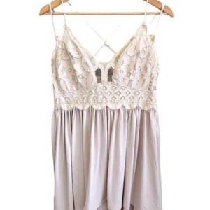 Large Light Beige Tank Top